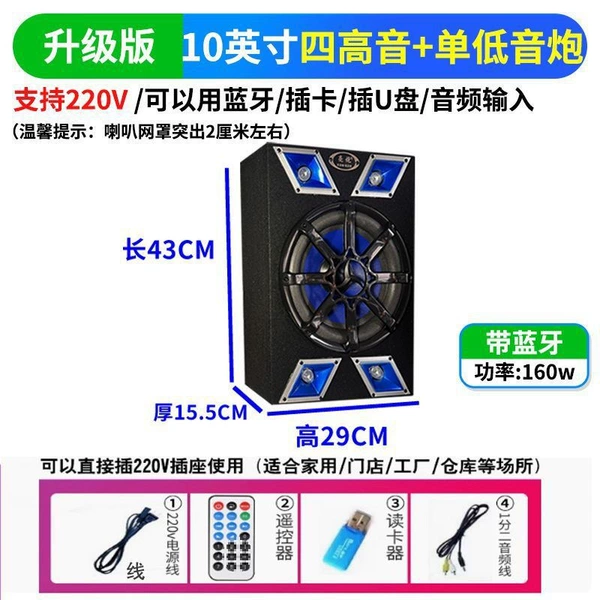 10-inch upgraded version 220V Bluetooth (home/factory)