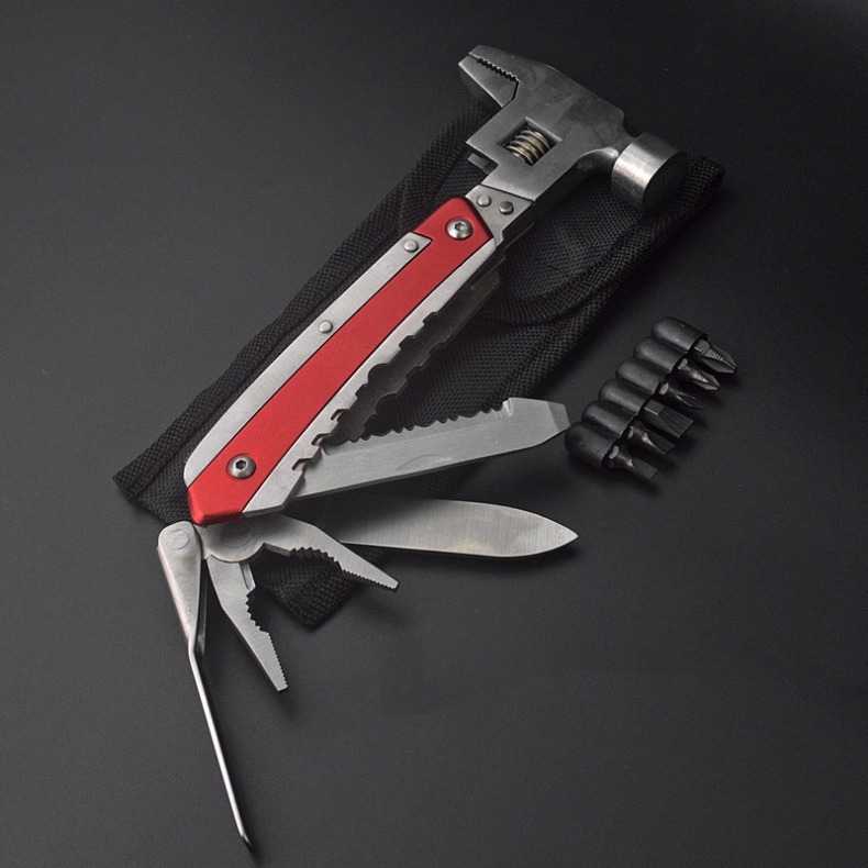 家用组合一体工具钳小刀扳手 不锈钢多功能活动扳手刀钳