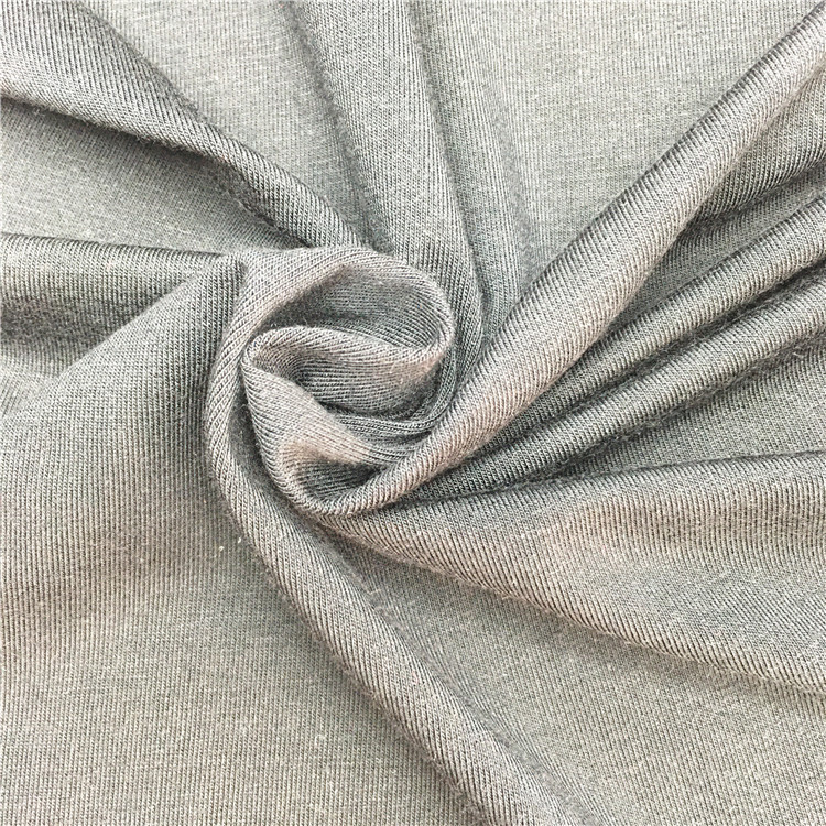 厂家供应95/5针织天丝氨纶汗布220G男女装弹力针织面料面料