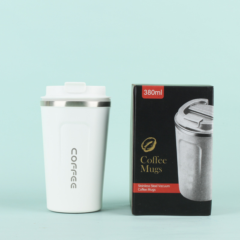 Taza de vacío de café de segunda generación de acero inoxidable 304 simple gran capacidad portátil al aire libre para hombres y mujeres taza portátil de oficina en stock