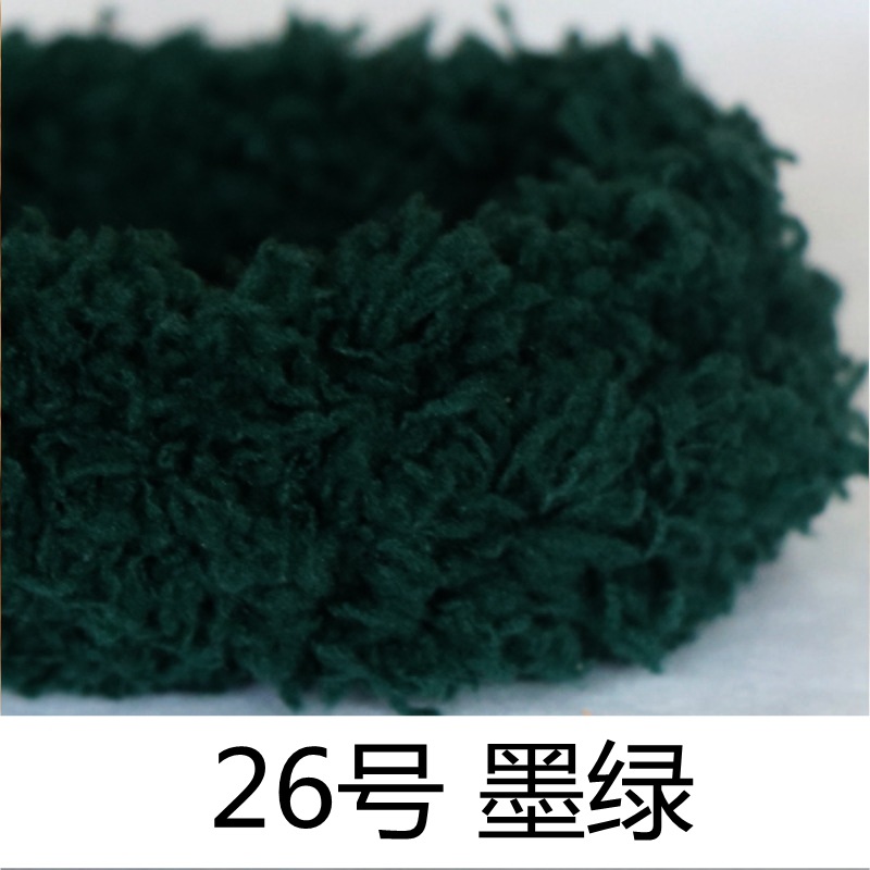 15mm cifrado Twist stick 1 m largo Super grueso Super denso tira de lana de raíz de lana hecha a mano DIY cachorro material paquete