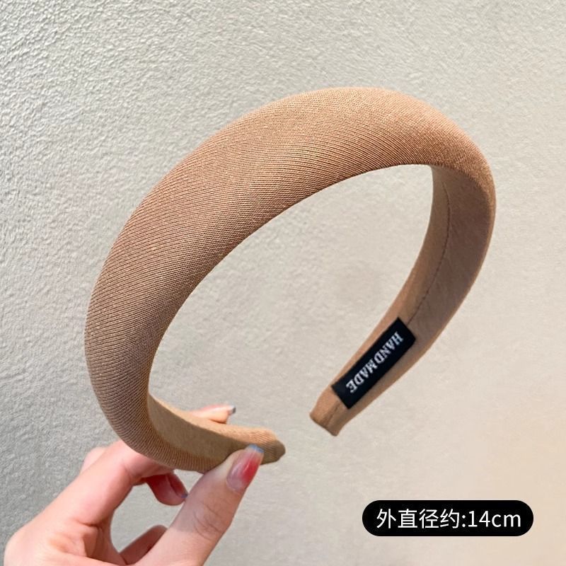 斜纹发箍女款2025新款高级感秋冬高颅顶洗脸头箍显脸小压发卡头饰|undefined