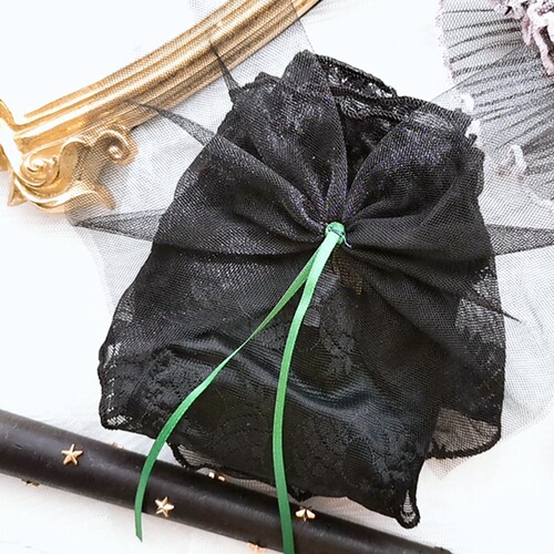 Japanese-style sweet triangle underwear wholesale red black cute fruit pineapple mesh large bow ribbon for women