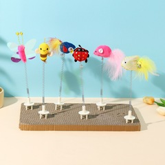 Summary of New Amazon Cat Scratch Poles with Vibrating Toys, Multiple Styles, Self-Having, Entertaining Cat Toys Wholesale