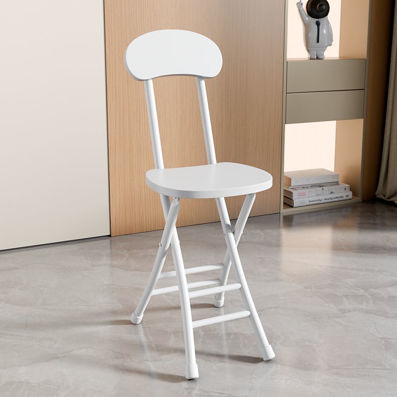 흰색 프레임 반투명 흰색 표면 접이식 의자