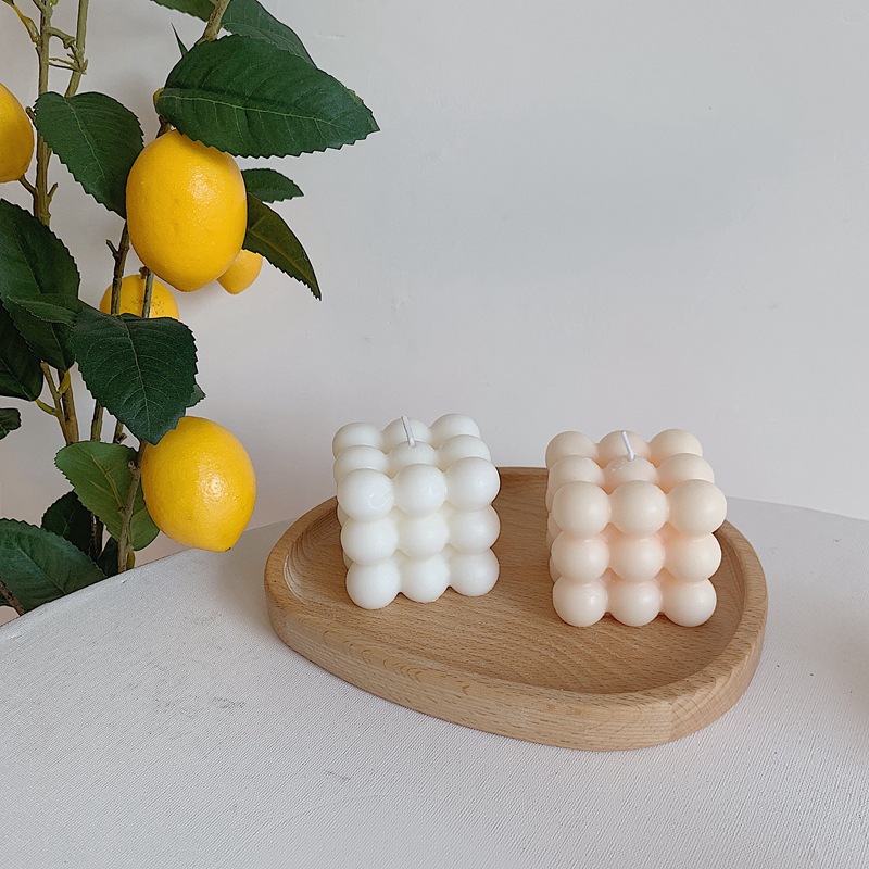 Ins coreano con el mismo cubo de panela Rubik decoración doméstica chic queso variado cera de soja regalo de mano