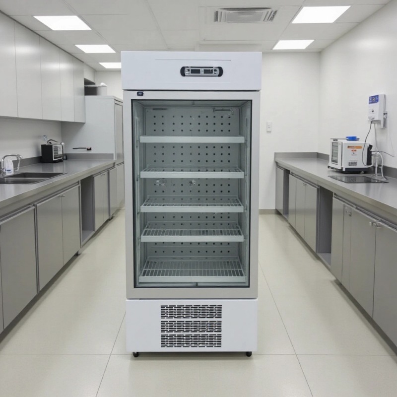 260L Pharmacy Reagent Refrigerator 8-20 Degree Vaccine Semen Constant Temperature Refrigerated Display Cabinet Pharmacy Freezer