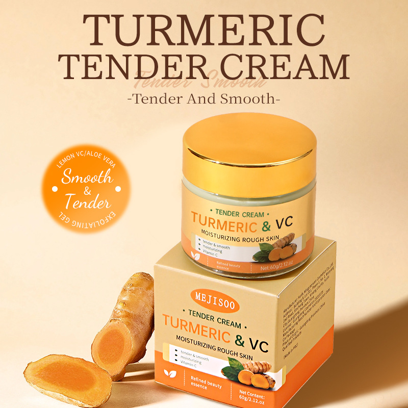 Amazon Cross-Border Turmeric Vc Skin Tender Cream Turmeric Vc Skin Tender Cream Factory Direct Sale