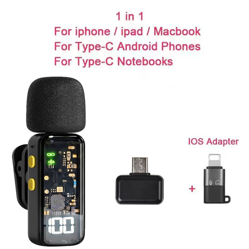 Modo privado transfronterizo L7 micrófono inalámbrico teléfono móvil transmisión en vivo al aire libre reverberación de video reducción de ruido monitoreo Bluetooth collar clip micrófono