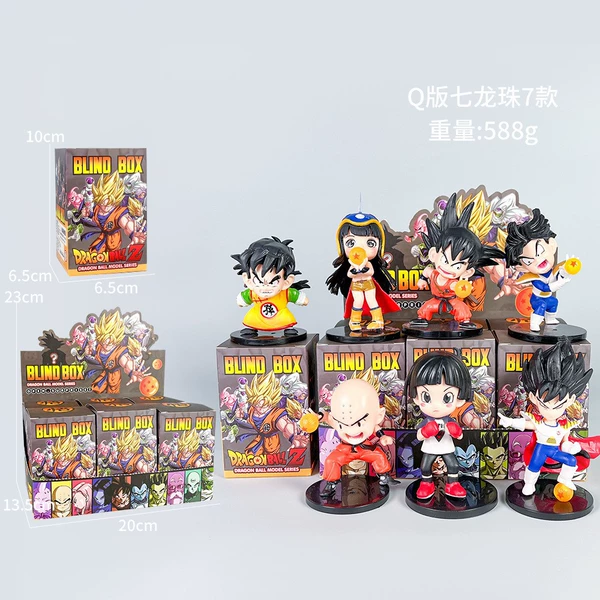New Q version with dragon balls 7 models [Blind box + display box]
