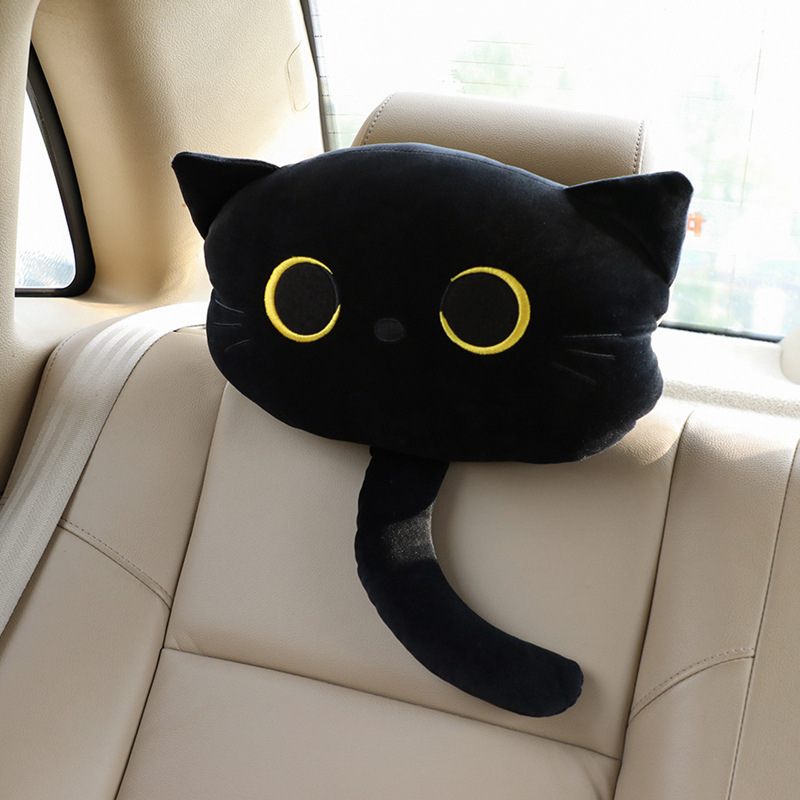 Cartoon Cat Car Headrest Pillow 13