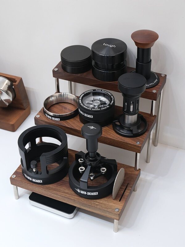 Bomber Storage Seat 58 Powder Press Base Three-Layer Storage Support Frame Hand-Cranked Powder Ring