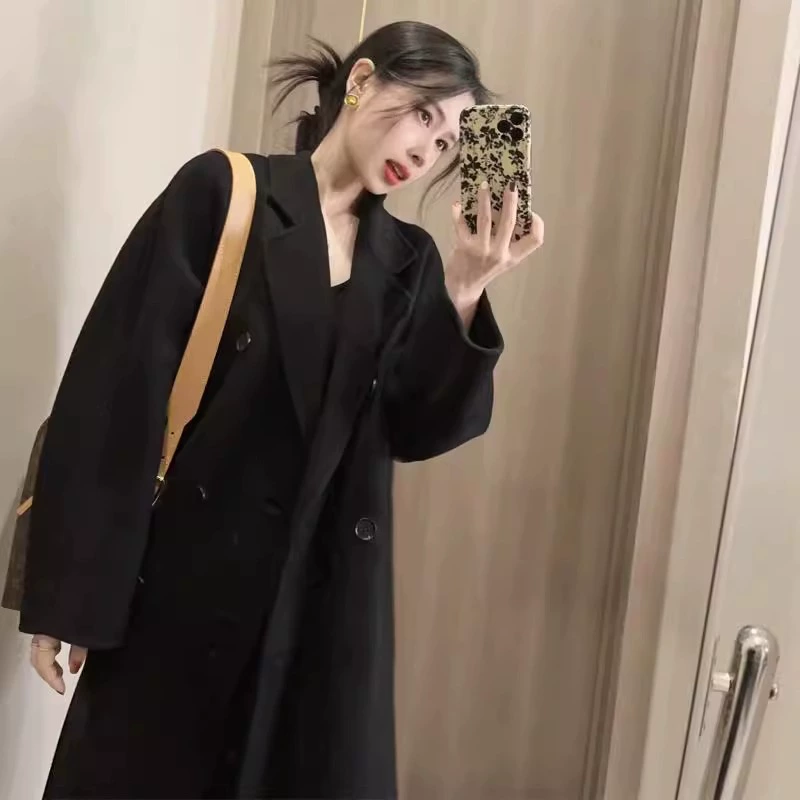  Woolen coat, woolen jacket, for teenagers, high-quality style, Korean style