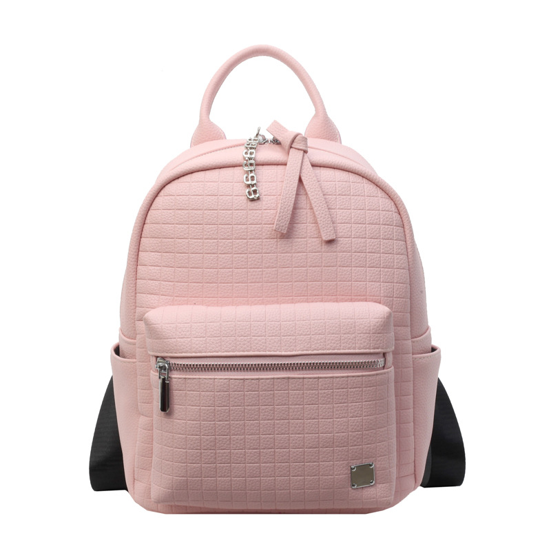 Spring 2024 Fresh and Sweet Daily Matching PU Women's Backpack_voghion.com