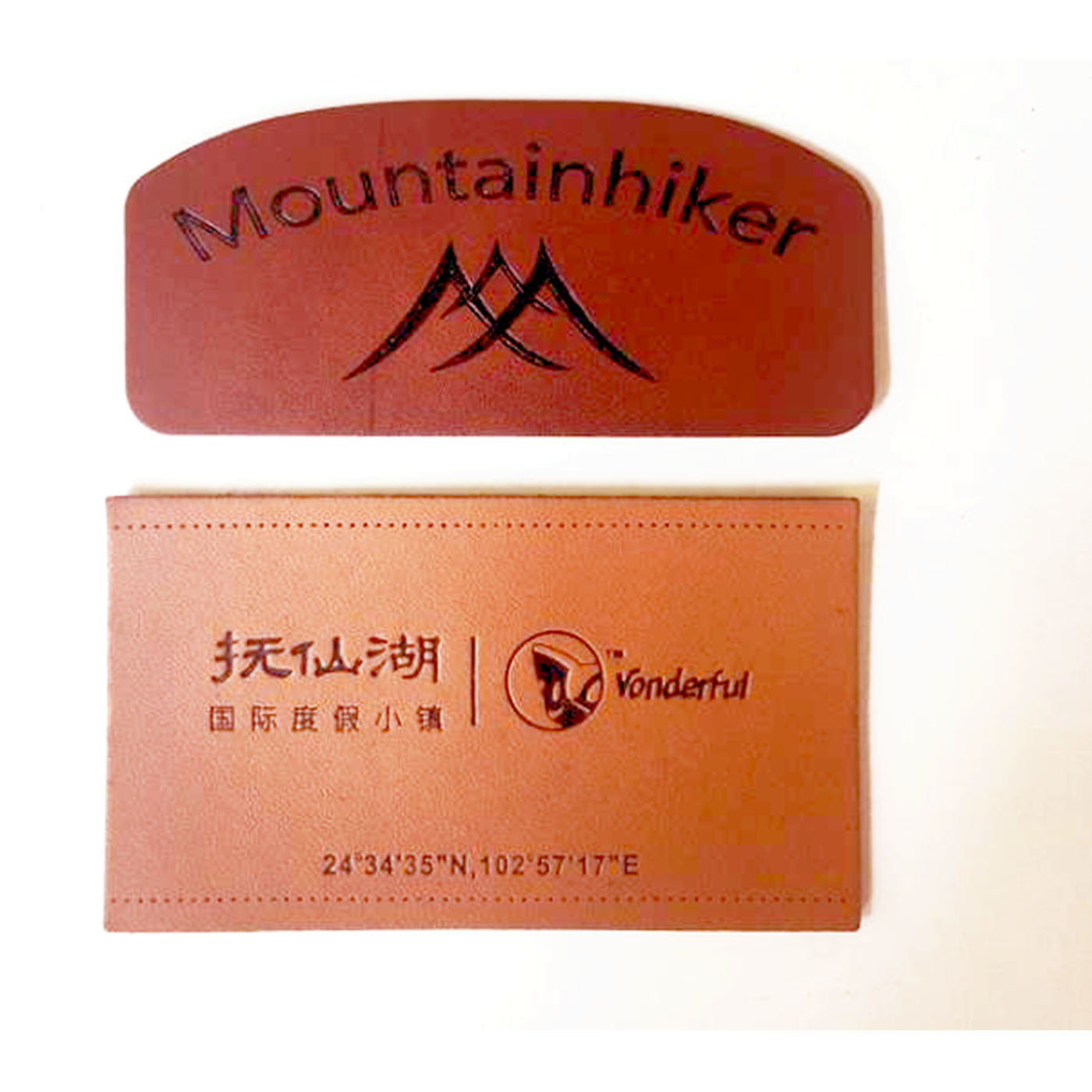 订购现货皮标压印卡通方形 牛仔裤皮标.激光皮标.服装皮标.