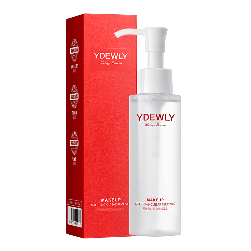 Agua desmaquillante enzimática Fanzhen, limpieza profunda tres en uno para rostro, labios y ojos, suave y no irritante, tamaño de viaje.
