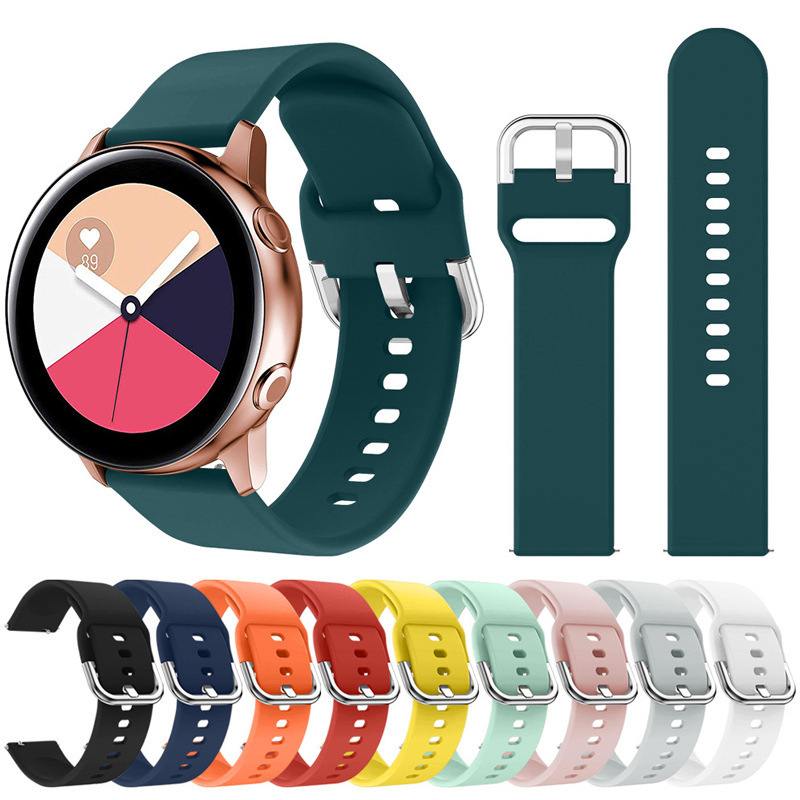 [spot] for Samsung Galaxy watch active silicone watch with 18MM/20MM/22MM