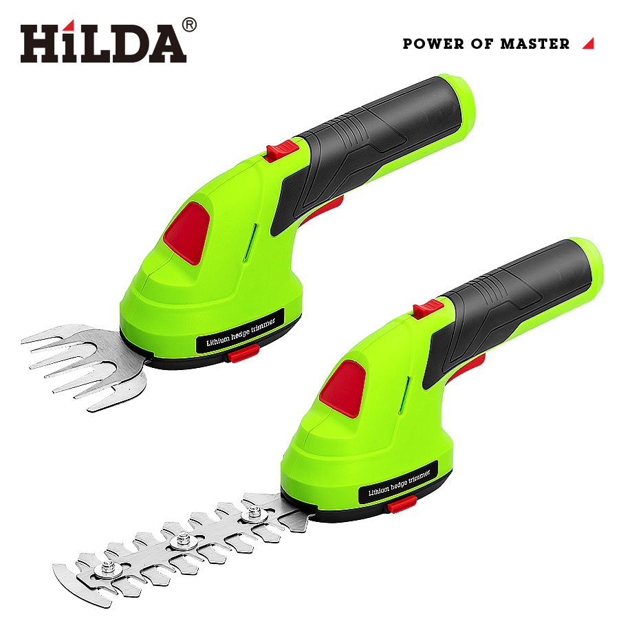 Cortasetos Eléctrico Inalámbrico de Mano para Jardinería y Hogar