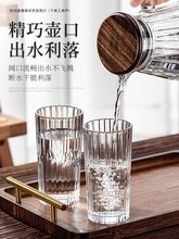 客厅玻璃待客果汁具高颜值家用泡茶耐高温喝咖啡啤酒杯子水杯套装