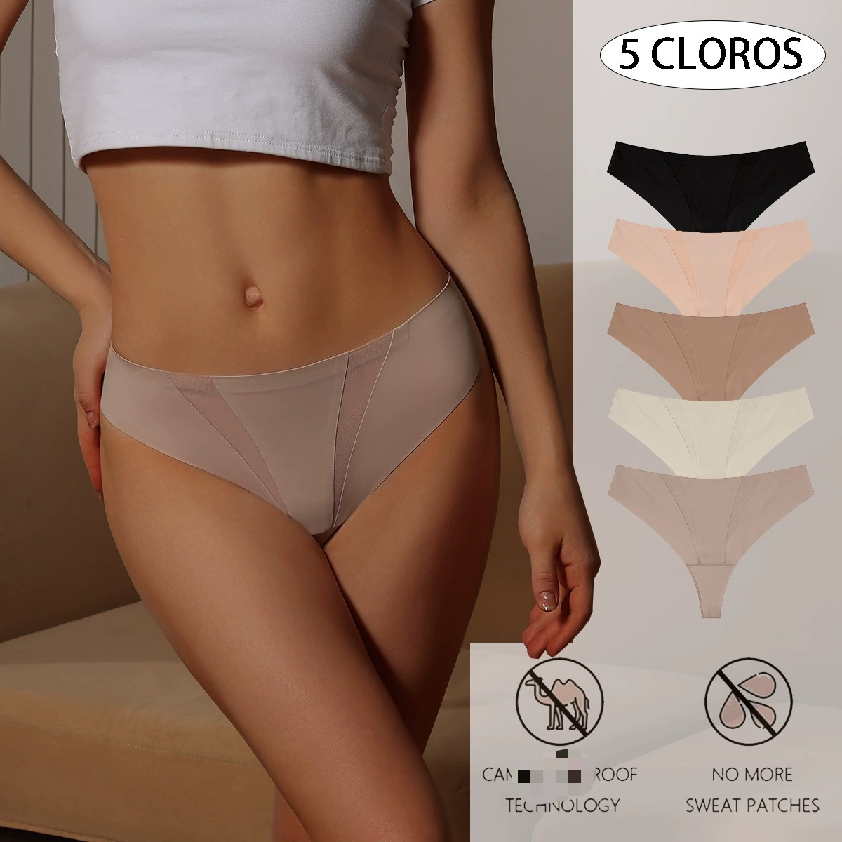 Европейские и американские бесшовные спортивные трусы-танга с высокой талией, без видимых линий, сексуальные, антибактериальные, для йоги, для женщин