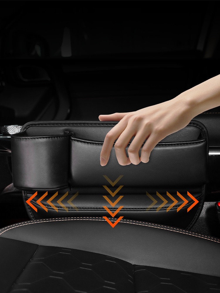 Interieuraccessoires: bekerhouder tussen de achterbank, opbergvak voor in de auto, organizer._voghion.com