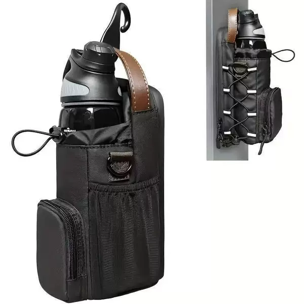 Amazon's Best-Selling Waterproof Gym Magnetic Water Bottle Bag Portable Weekend Sports Shoulder Bag Expansion Storage Water Bottle Bag