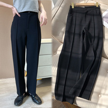k02长裤韩版弹力松紧腰大码女装胖mm200斤300斤可穿休闲西裤
