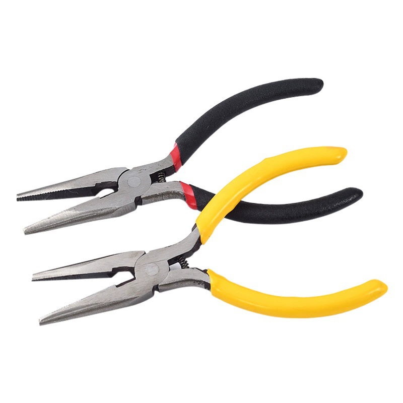 Промышленные мини-плоскогубцы с острым носом Портативные плоскогубцы с ручкой с пластиковым покрытием Плоскогубцы ручной работы Плоскогубцы 4,5 дюйма