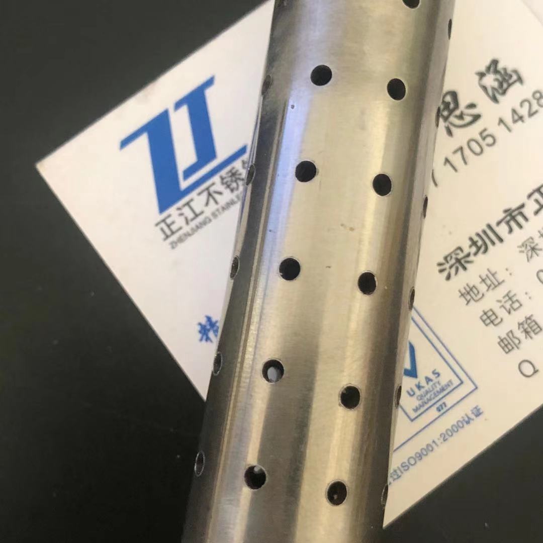 SUS304不锈钢管打孔加工 毛细管激光细孔0.2mm直径孔位打孔加工