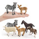 Cross-border simulation animal model white tail deer cow sheep male zebra Arabian foal static decoration toy