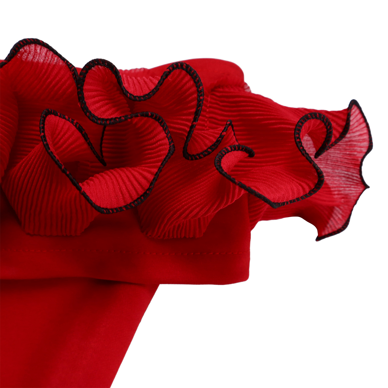 abbigliamento donna sexy attillato tinta unita monospalla arricciato spalle scoperte manica corta tuta commercio estero_voghion.com