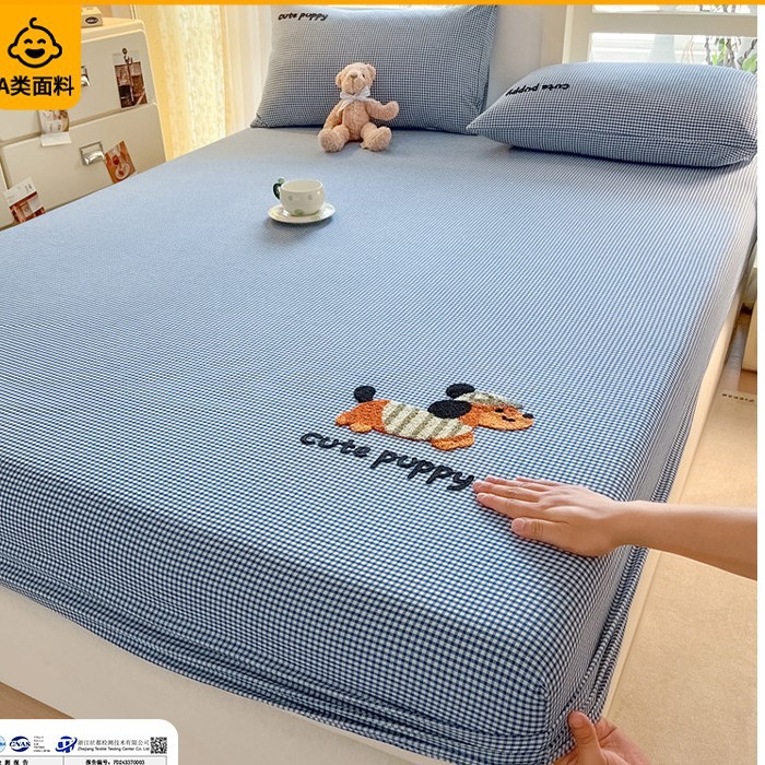 100 cubierta de cama de algodón 100% cubierta de cama de algodón todo incluido 2025 nueva cubierta de cama de dormitorio de estudiantes cubierta de colchón