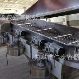 自动化酿酒设备凉茬机 凉料机图片及价格 山东酒厂定制酿酒凉茬机