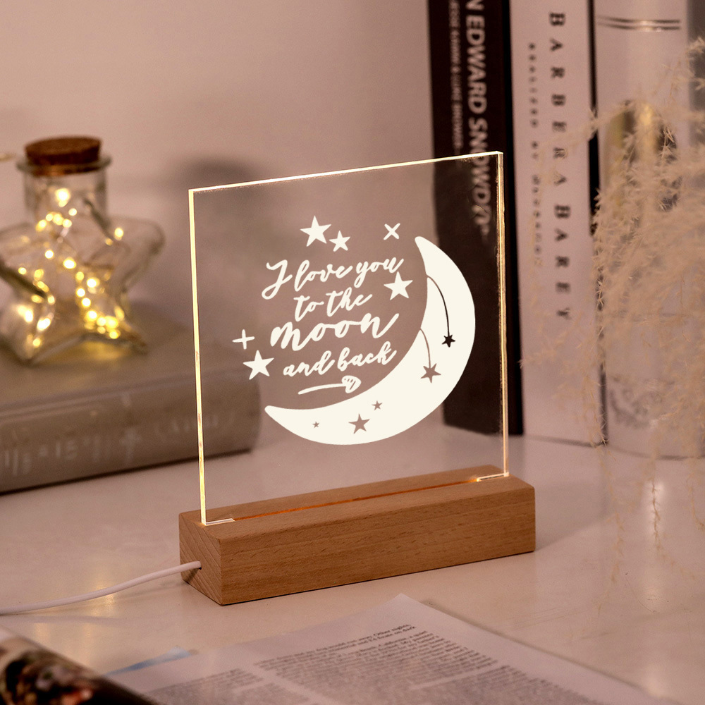 3D Cartoon Night Light