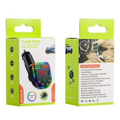 Mp3 Player Mobile Phone Charger | Car mp3 - p20-supports-usb-flash-drive