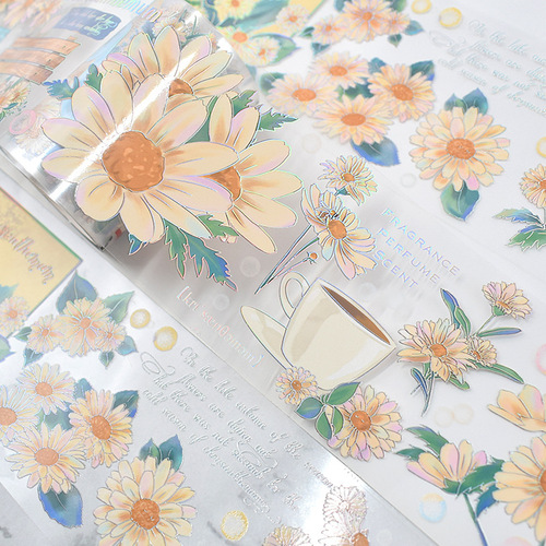 Original flower flower decoration creative handmade collage hand account material wholesale hand account special material rose pet tape