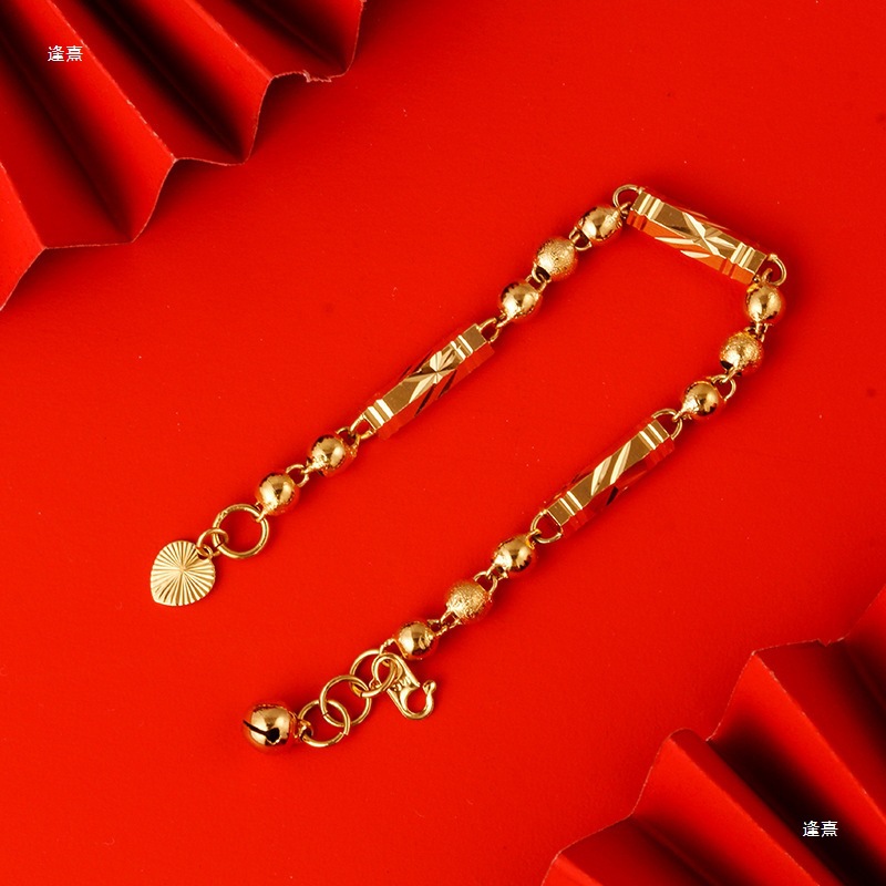 Middle Eastern and European and American Cross-Border High-End Fashion Personality Good Luck Bracelet Women's Internet Celebrity Cool Hand Jewelry Style Jewelry Wholesale