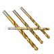 6542 titanium plated high speed steel grinding twist drill direct HSS straight handle drill thin metal sheet woodworking drilling