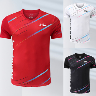 New Badminton Uniforms for Men and Women, Quick-Drying Tops, Student and Kidsren's Training Uniforms, Competition Couple Jerseys, Group Purchase Summer 3908