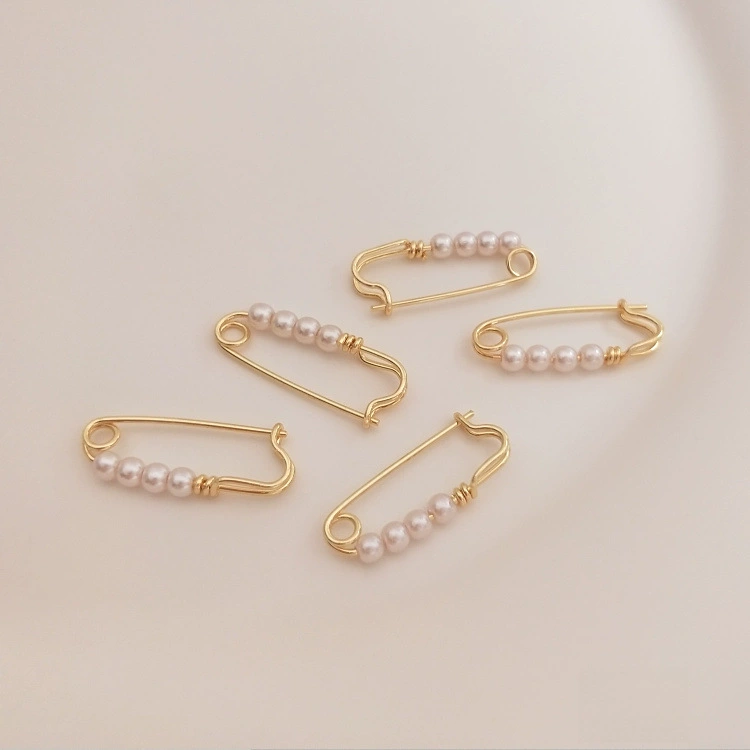 Кольцо с малым дизайном из pearl, 14 карат, золотистый цвет, интернет-знаменитость