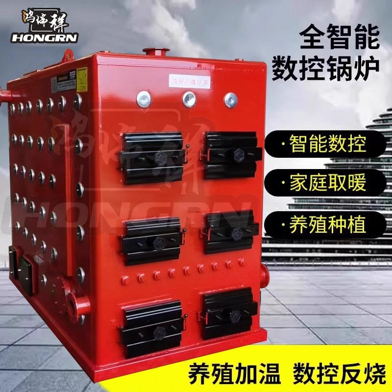 十二回程反烧数控锅炉养殖场水暖采暖炉地暖取暖炉煤柴电商用大型