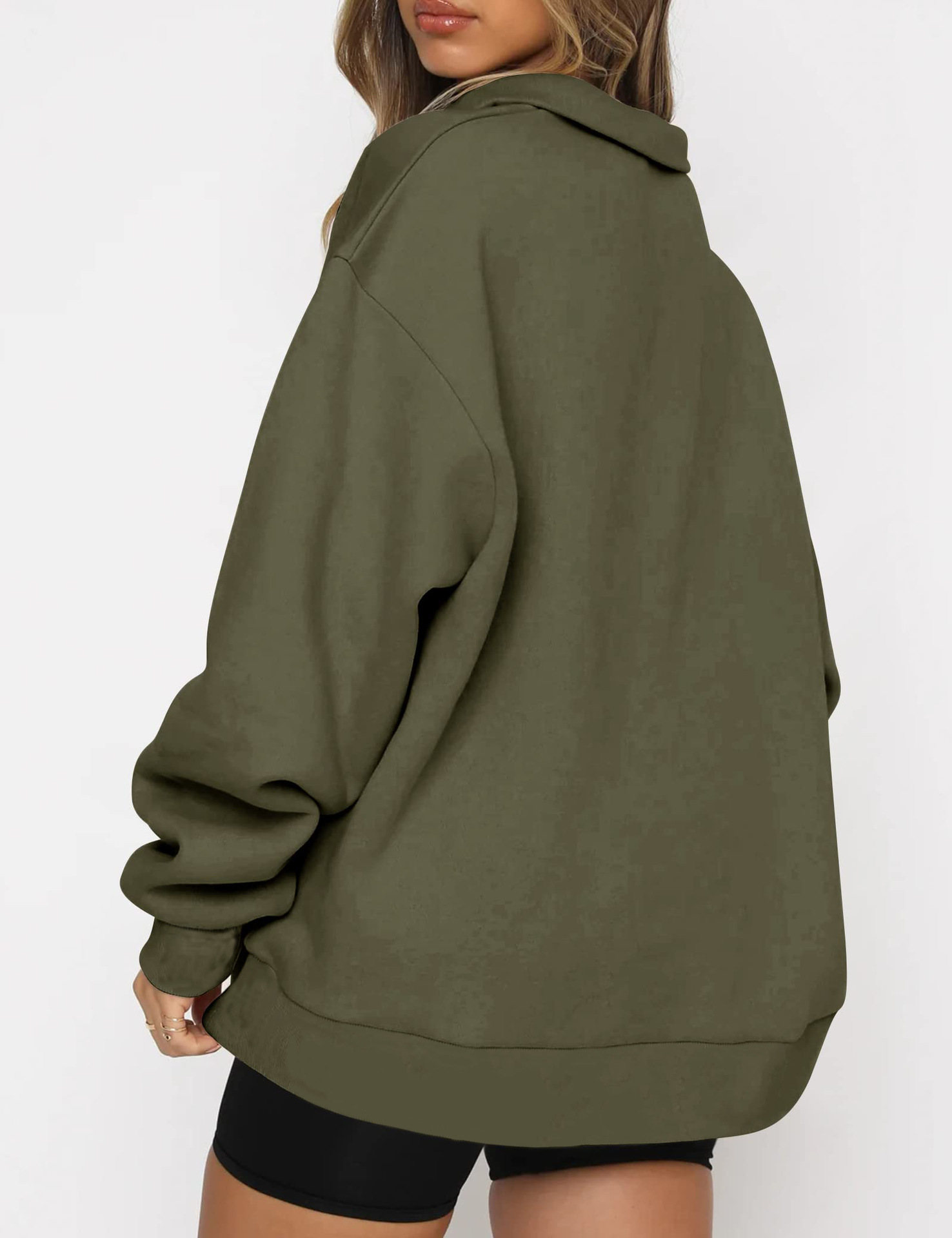 Women's Casual Pullover Sweatshirt Long Sleeve Autumn Winter Top_voghion.com