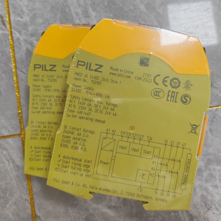 774318 PNOZ X3 230VAC 24VDC 3n/o 1n/c 1so 皮尔兹安全继电器