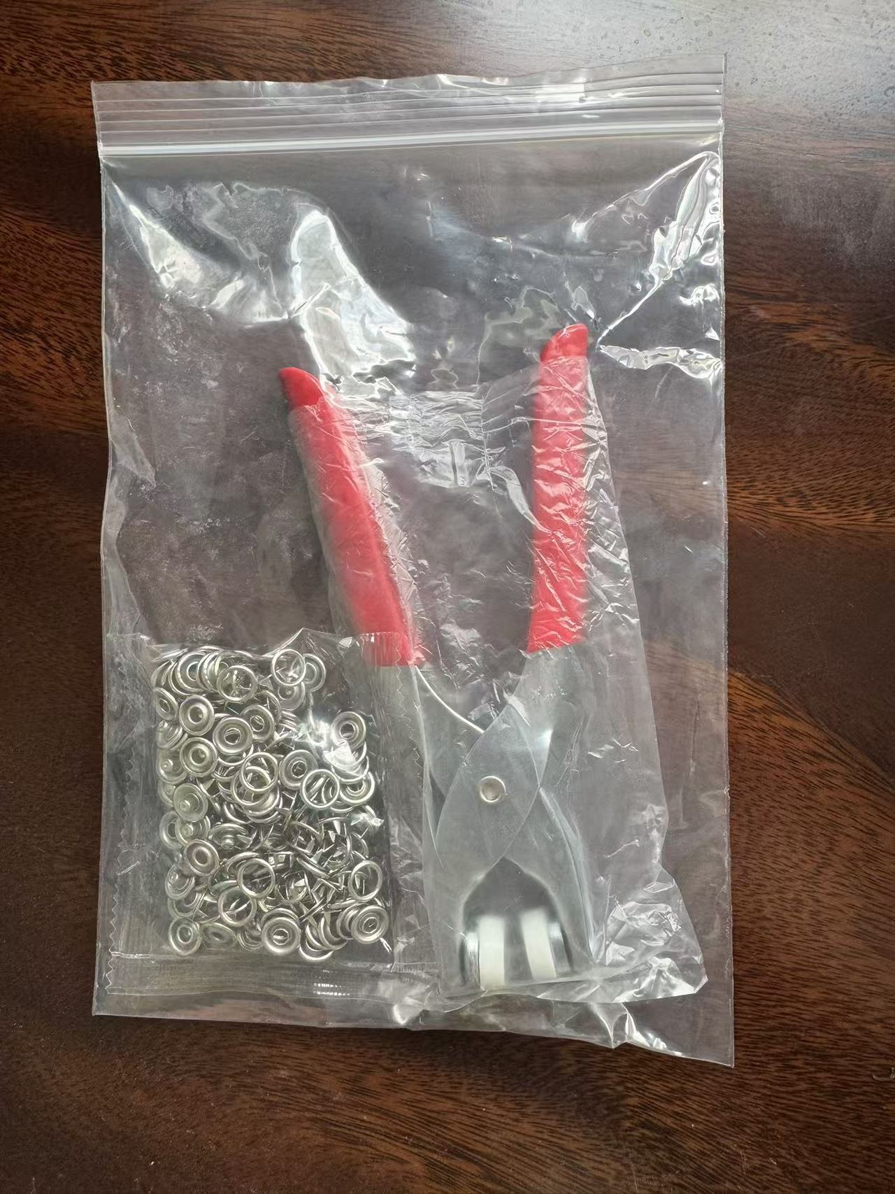 Conjunto de herramientas de pinzas de fijación de garra sin costura, ropa de bebé, colcha única, cremallera de reemplazo de botón oculto, accesorios de fijación hembra