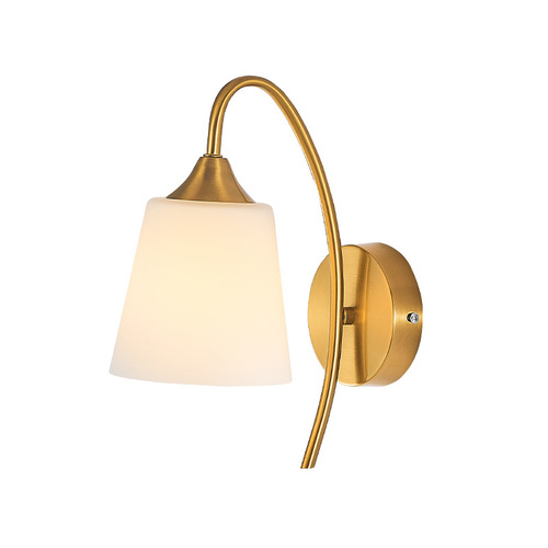 Bedside wall lamp for the bedroom, Nordic creative corridor hallway indoor sound control sensor wall lamp, American living room wall lamp