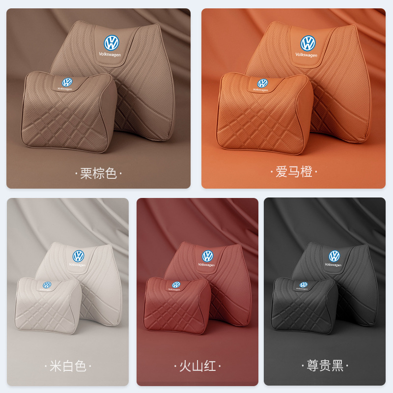 VOLKSWAGEN HEADREST SAGITAR BORA MAGOTAN PASSAT LANGYI LINGDU TUGUAN TUYUE ID 자동차 목 베개 허리에 적합