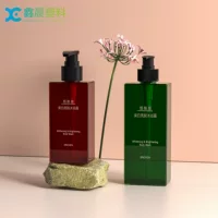 Фабрика Спот 300/500ml квадрат бутылка эмульсии бутылка шампунь для мытья волос бутылка для ухода за волосами