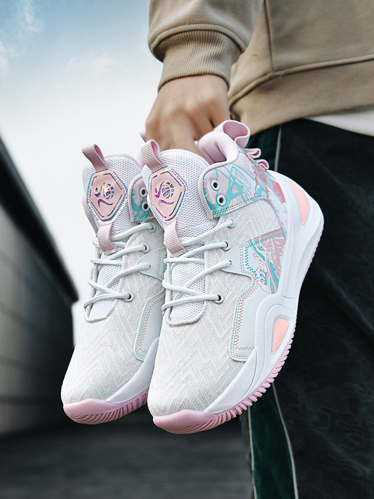 Zapatos de baloncesto de cuero para hombres, zapatos de alta altura impermeables, nuevos zapatos antideslizantes de entrenamiento profesional para estudiantes, moda de zapatos de fútbol