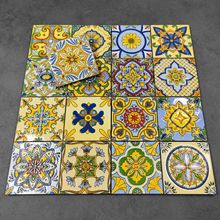 100x100��ɫС��ש���к��������滨Ƭ��ש��������ϴ��̨ǽ��ש