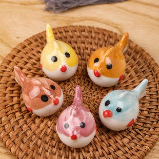 Japanese ZAKKA Cartoon Puffer Dolphin Personalized Dining Table Chopsticks Rack Chopsticks Holder Hotel Restaurant Small Crafts Set Table Chopsticks Pillow